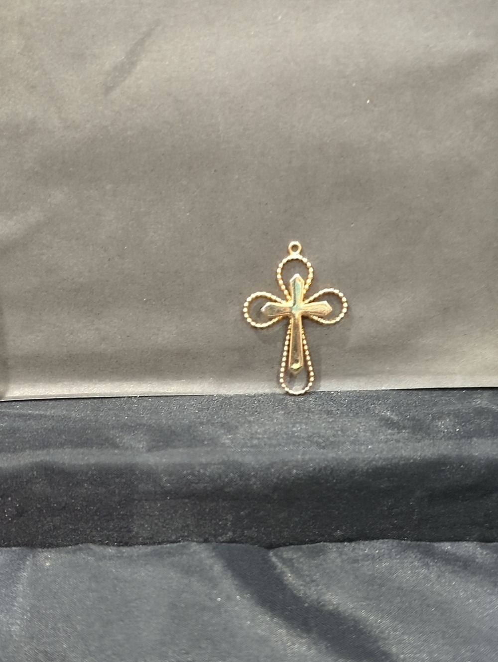 Gold Cross Pendant Necklace Charm